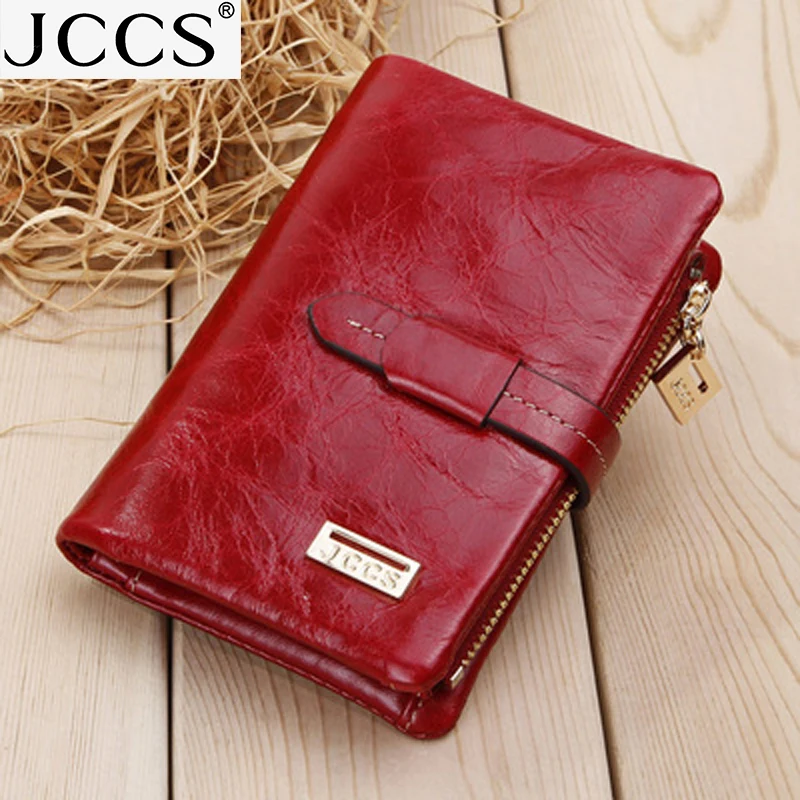 JCCS Женский кошелек из натуральной кожи, дизайнерские кошельки, кошелек, клатч, сумка с карманами JS1029 JS1043A