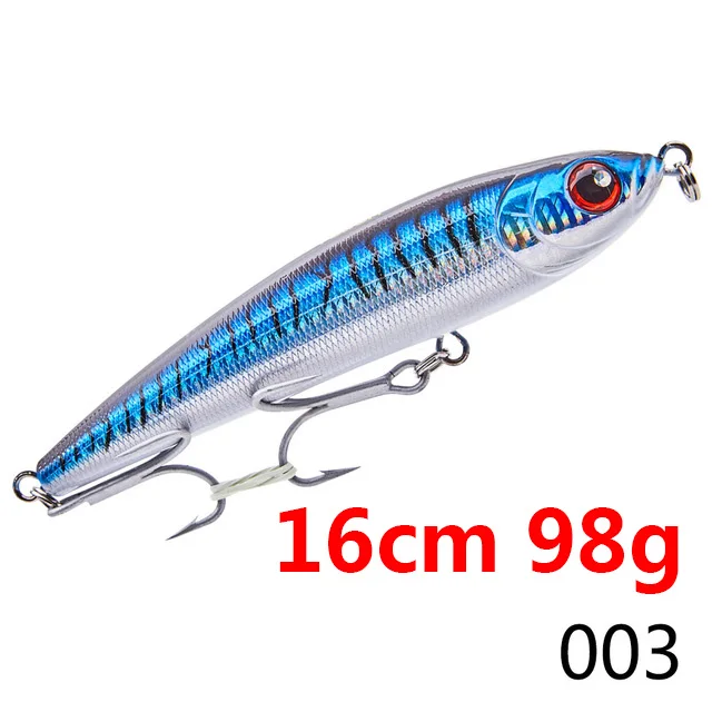 16003 Hunthouse GT stickbait Тонущая приманка карандаш морская жесткая приманка для рыбалки Троллинг приманка Тунец Морская рыбалка Япония крюк Сделано noeby - Цвет: 16003