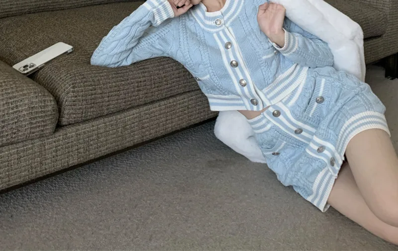 Мягкий вязаный свитер кардиган пальто женское платье осень и зима маленькая