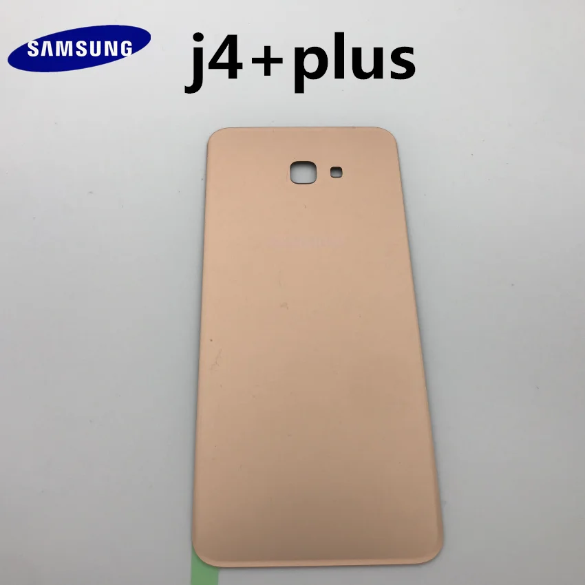Original For Samsung Galaxy J4+ j4 plus j415 Back Battery Cover Door Rear Housing Case Replacement + Adhesive Sticke | Мобильные