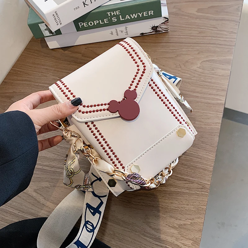 

Super Mini PU Leather Crossbody Bags For Women 2020 Fashion Summer Shoulder Handbags Female Travel Chain Bag