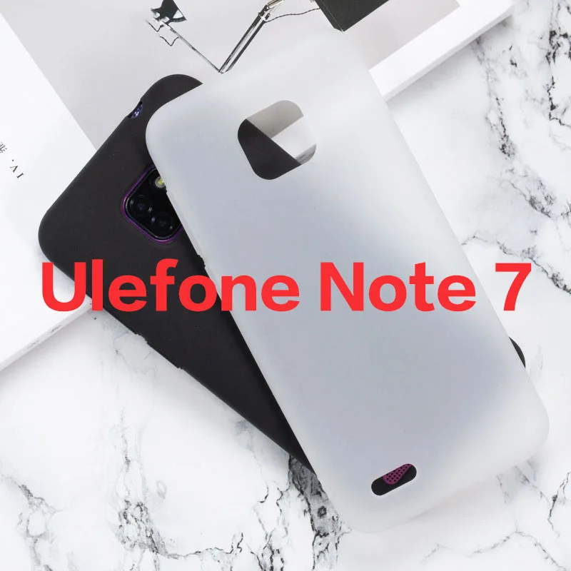 Прозрачный глянцевый силиконовый чехол для Ulefone Note 7 7P TPU бампер задняя крышка
