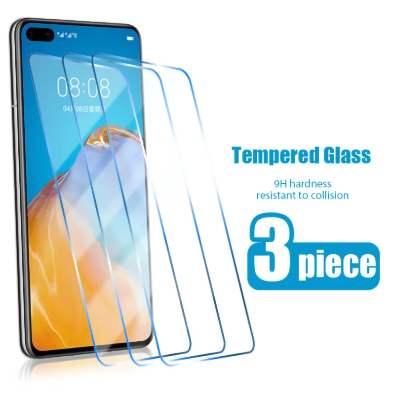 

Screen Protectors for Huawei Nova 5T 8 7 6 SE 7i Protective Glass for Huawei P30 P40 Lite E 5G 3 Pcs! Scratch Resistant HD Film