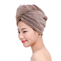 magic microfiber hair fast drying dryer towel cap bath head wrap hat quick cap turban dry women girls ladys shower cap hats new