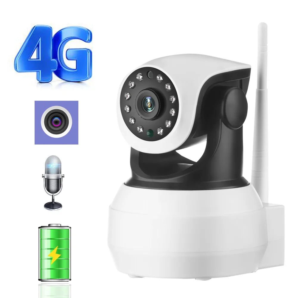 Ip-камера, встроенная батарея, видеонаблюдение, 3G, 4G, sim-карта, 720 P, 960 P, 1080 P, HD, Домашняя безопасность, беспроводная wifi камера, инфракрасная SD