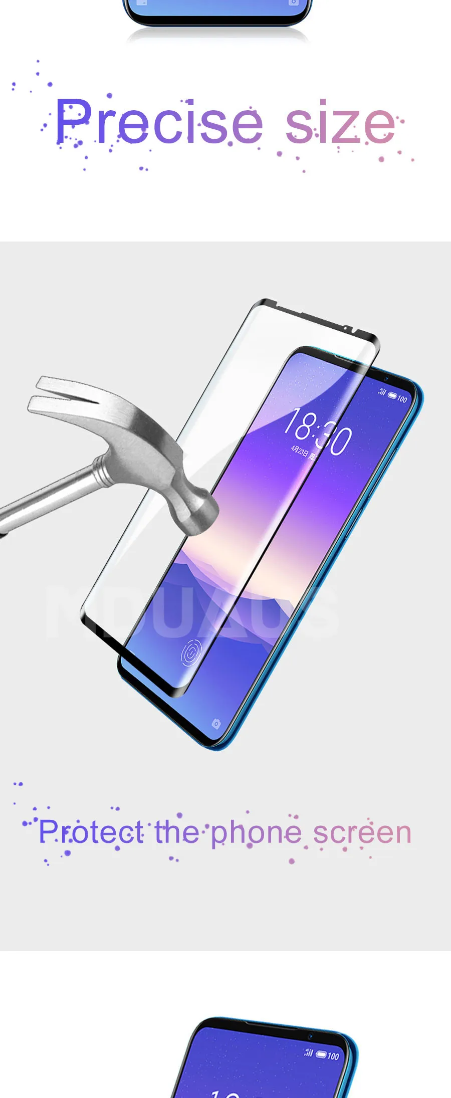9D полностью изогнутое закаленное стекло для Meizu 16 th Plus 16S 16X 16XS X8 Note 8 9 M8 Pro 7 Plus Защитная пленка для экрана