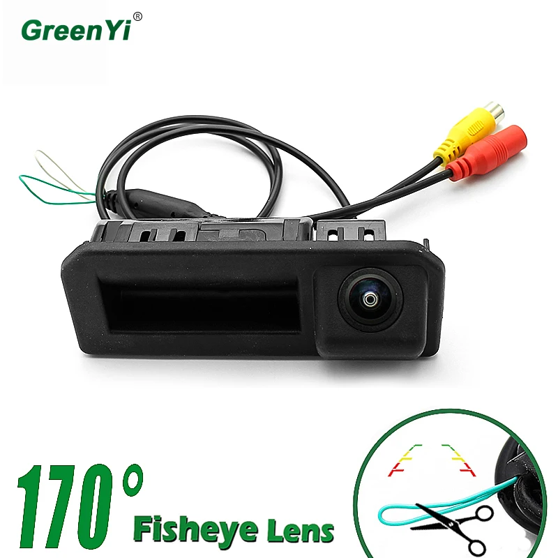 Автомобильная резервная ручка багажника заднего вида 170 градусов камера с