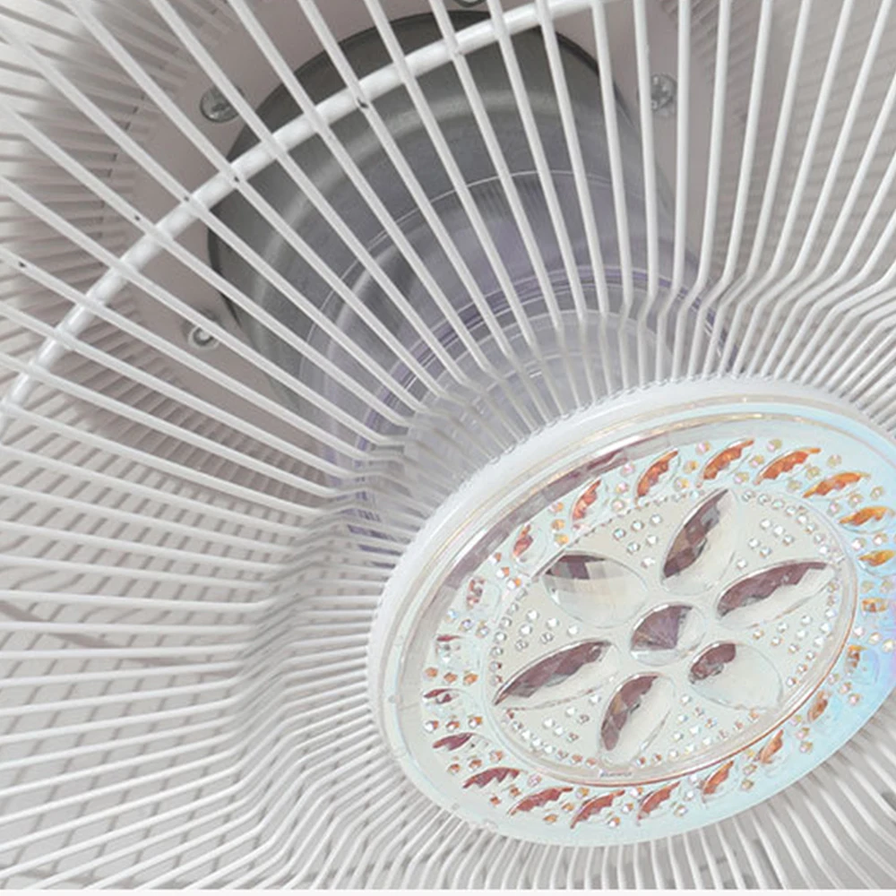 Потолочный вентилятор 50 см светодиодные лампы современный минималистичный