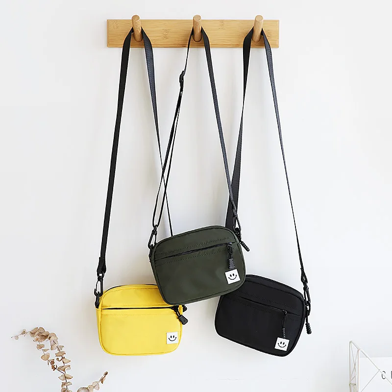 

New Fashion Oxford Women's Shoulder Bag Small Mobile Phone Coin Purse Nylon Cloth Messenger Bag Crossbody Bags for Girl 2021