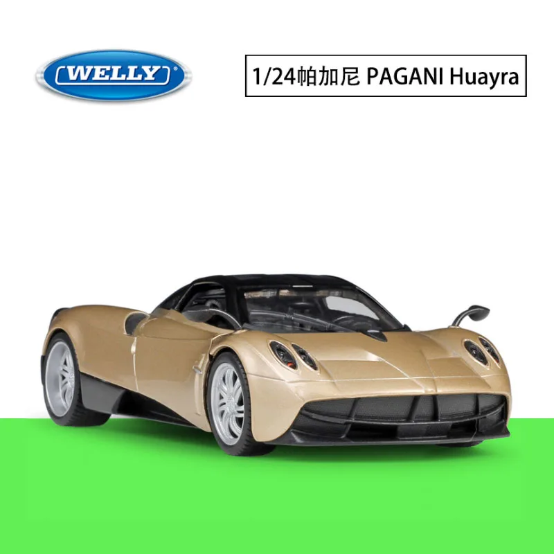 Welly 1:24 литье под давлением HUAYRA спортивный автомобиль Белый Красный Синий Золотой