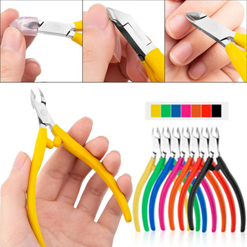 

Nail Art Cuticle Nippers Cutter Stainless Steel Dead Skin Remover Pliers Manicure Clipper Scissor Pedicure Finger Trimming Tool