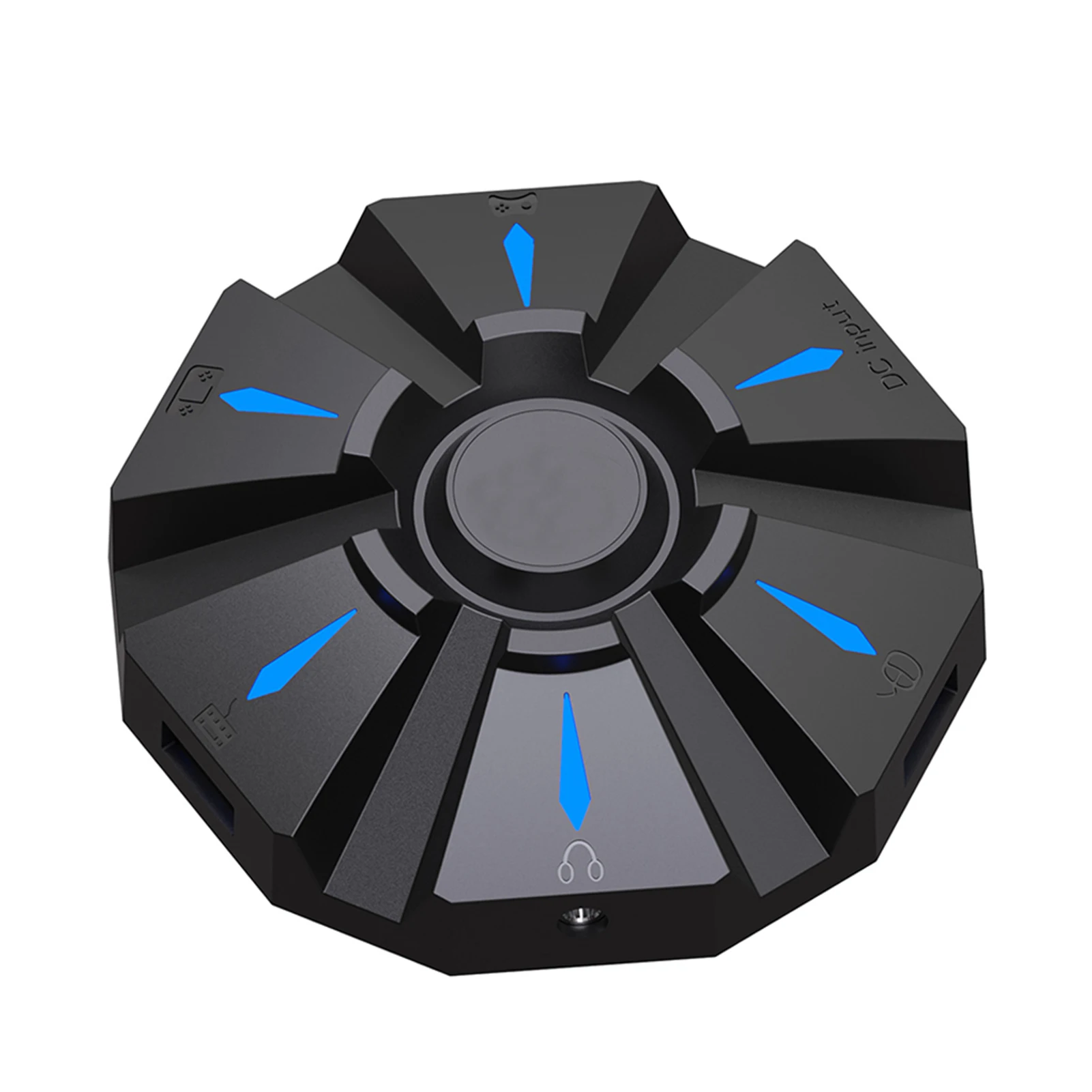 

Type C Controller Adapter ABS Practical Luminous Gift Easy Operate Keyboard Mouse Converter LED Indicator Portable Plug Play