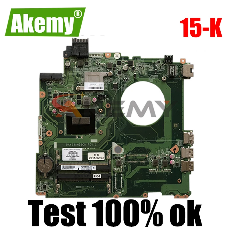 

Материнская плата для ноутбука HP ENVY 15-K020US 15-K 763585-501 763585-001 763585-601 Y33A DAY33AMB6C0