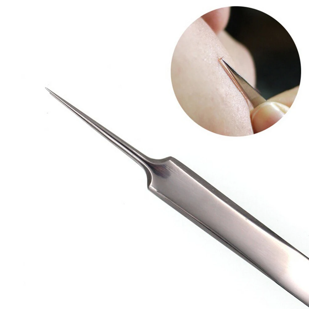 

Stainless Steel Acne Removing Needles Acne Blackhead Cell Tweezer Makeup Tool