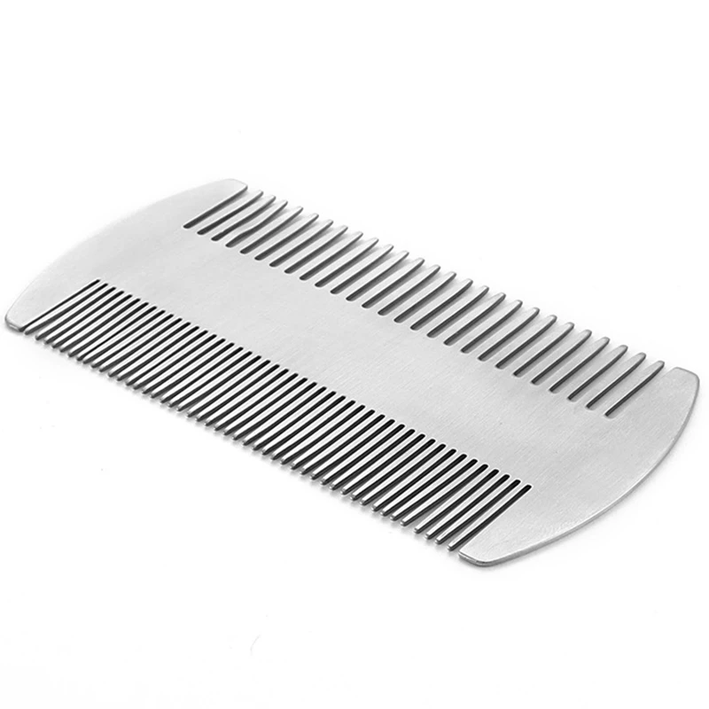 Двойное действие из нержавеющей стали Edc размер кредитной карты расческа кошелек