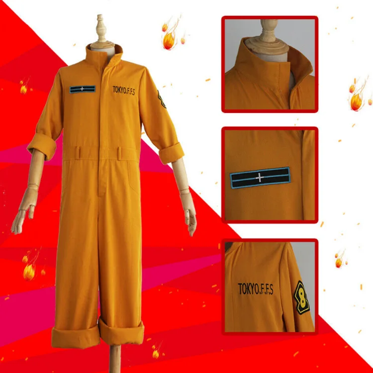 Костюм для косплея пожарная сила Тамаки котатсу Enen no Shouboutai костюм Shinra Kusakabe