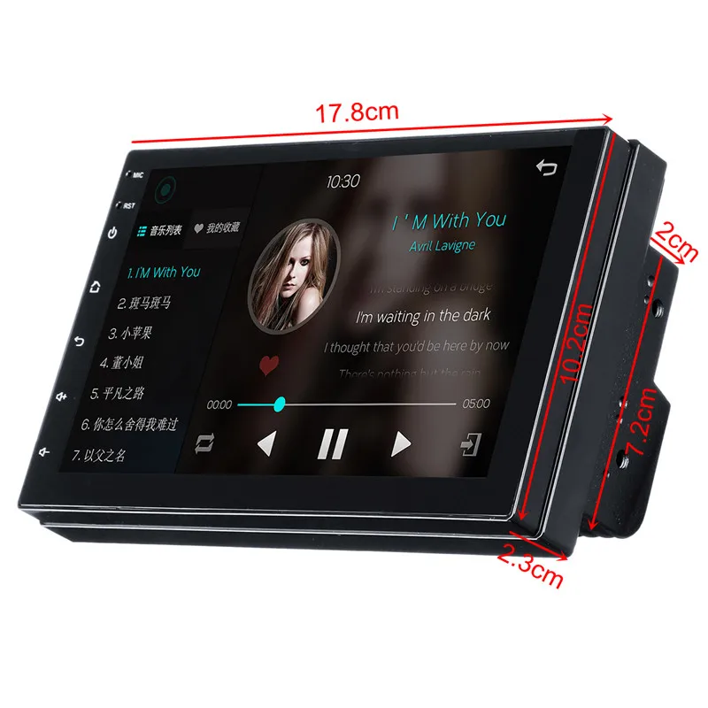 

iMars 7 Inch Android 8.0 Car Stereo Radio GPS Navigation Quad Core 1+16G 2 DIN 2.5D MP5 Player WIFI FM Support Rear Carema