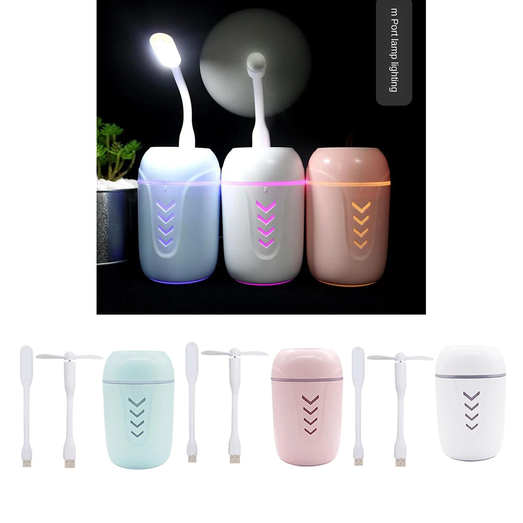 

Mini USB Humidifier Small Personal Humidifier with LED Light Super Quiet Portable Desktop Humidifier for Travel Office Car