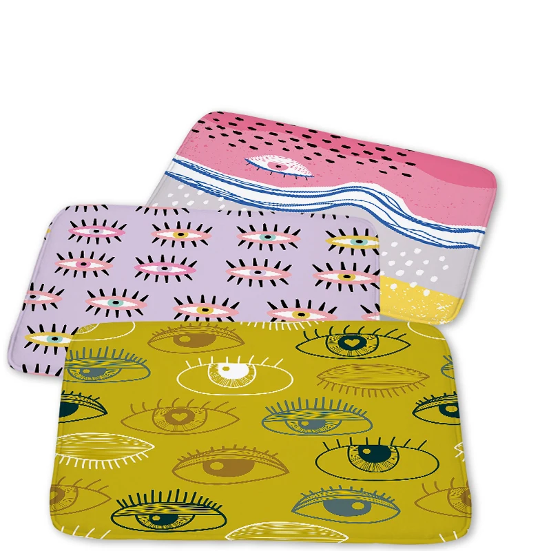 Ресницы с узором в виде глаз противоскользящие современные модные абстрактные