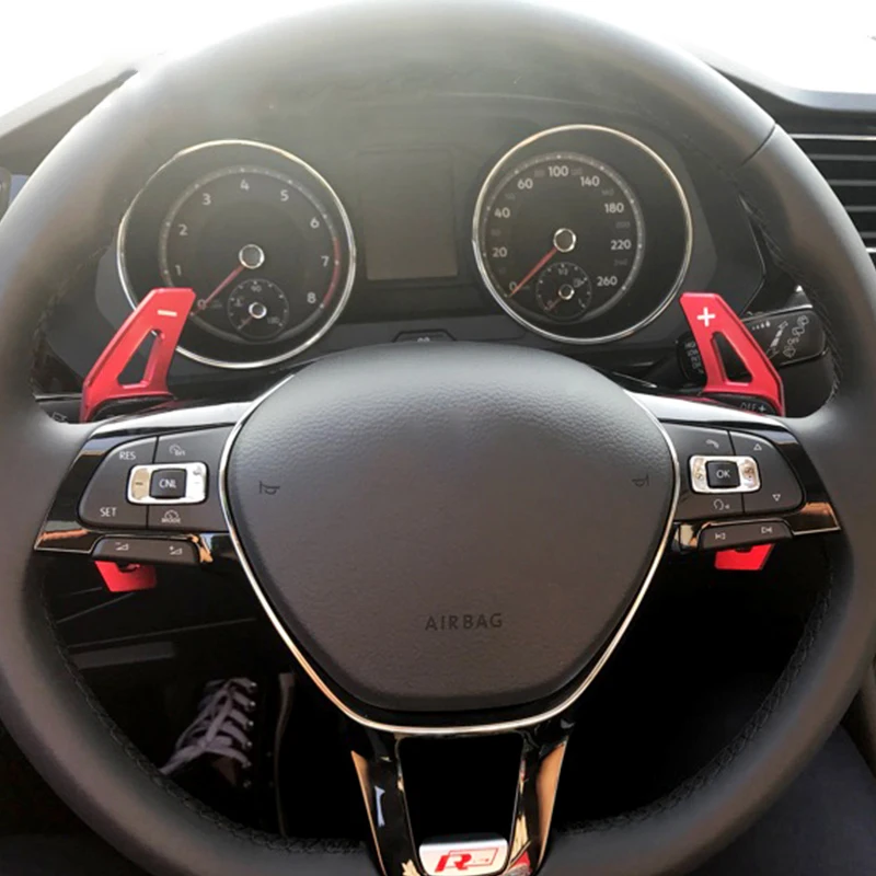 

LS AUTO Car Aluminum Steering Wheel DSG Shift Paddle Shifter Extension For Volkswagen VW Golf 7 Alltrack Wagon Tiguan Auto