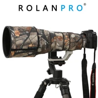 rolanpro lens clothing camouflage rain cover for canon ef 400mm f2 8 l is ii usm lens case guns sleeve camera coat