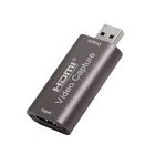 Плата захвата видео Usb 3,0 4K 60 Гц, плата захвата дисплея, соединение HDMI-совместимая металлическая видеокарта для потоковой записи видео
