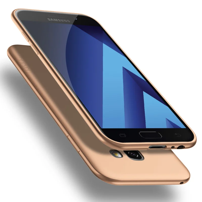 gold X-Level мягкий TPU чехол для samsung Galaxy A3 A5 A7 A300 A310F A320 A500 A510F A520F A710F Модная тонкая задняя чехол Крышка - Цвет: gold