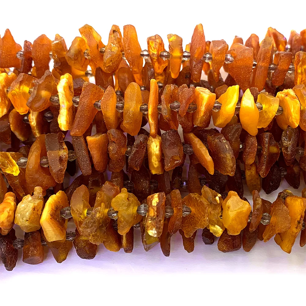 Veemake оранжево-янтарные натуральные драгоценные камни сделай сам необработанный
