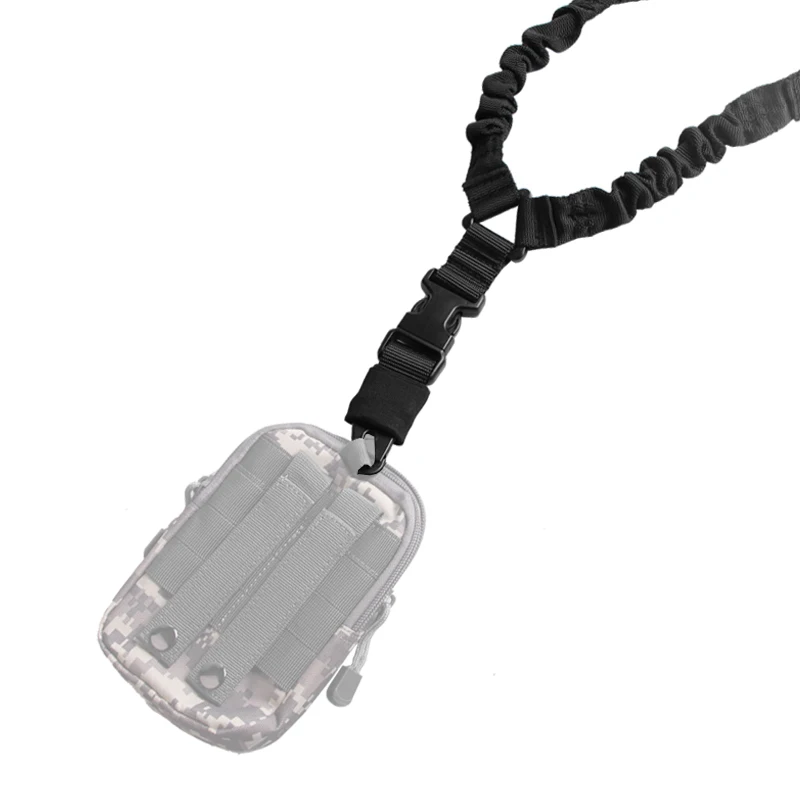 Один точечный слинг 1000D сверхмощный Регулируемый Банджи винтовка плечевой ремень длина для тактической охоты страйкбол 30-0001