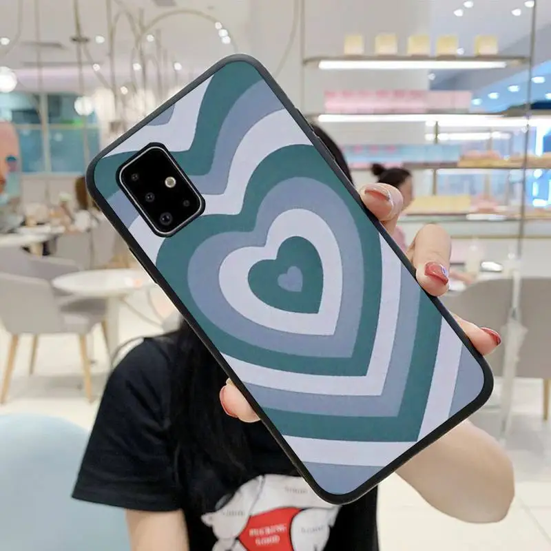 

Sage Latte Heart Phone Case For Samsung J2 J3 J4 J5 J6 J7 J8 Prime Pro Plus Fundas Cover