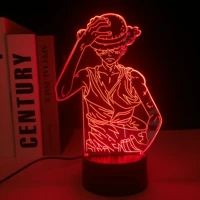 anime figure 3d led 7 colors changing table lamp cartoon lights for children birthday gift room decor night lamp