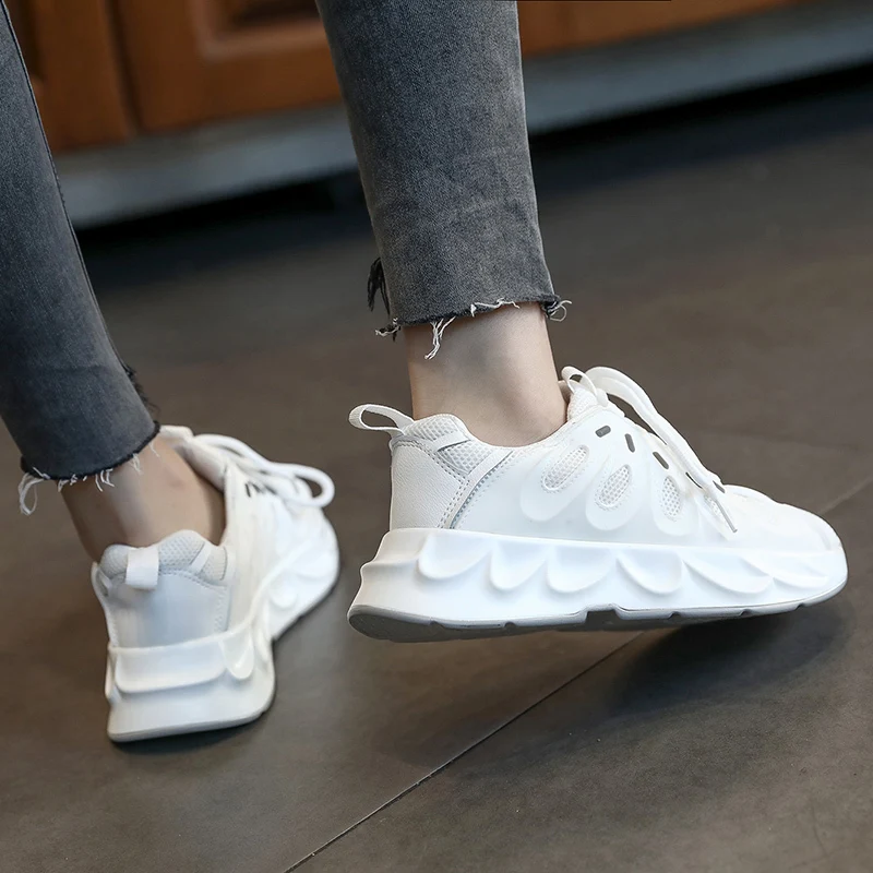 Rimocy/2019 г. Осенние высокие женские Сникеры на платформе модная повседневная обувь