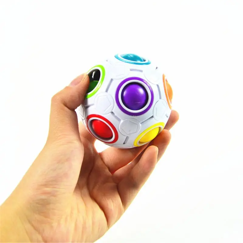 

Magic Ball Toy Fidget Rainbow Puzzle Magic Ball For Concentration Kids Gift