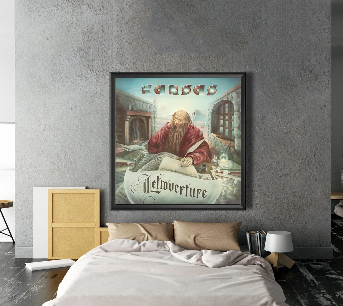 Kansas - Leftoverture Music Album Cover Poster Canvas Print Rap Hip Hop Star Singer Wall Painting Decoration