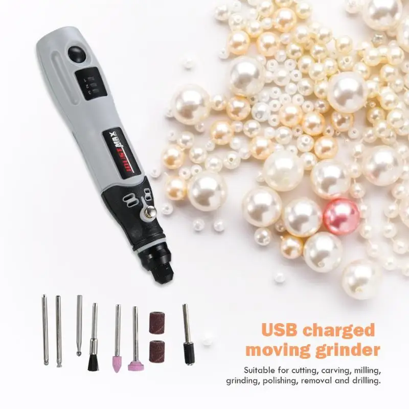 USB Перезаряжаемый электрический шлифовальный мини станок набор вращающийся