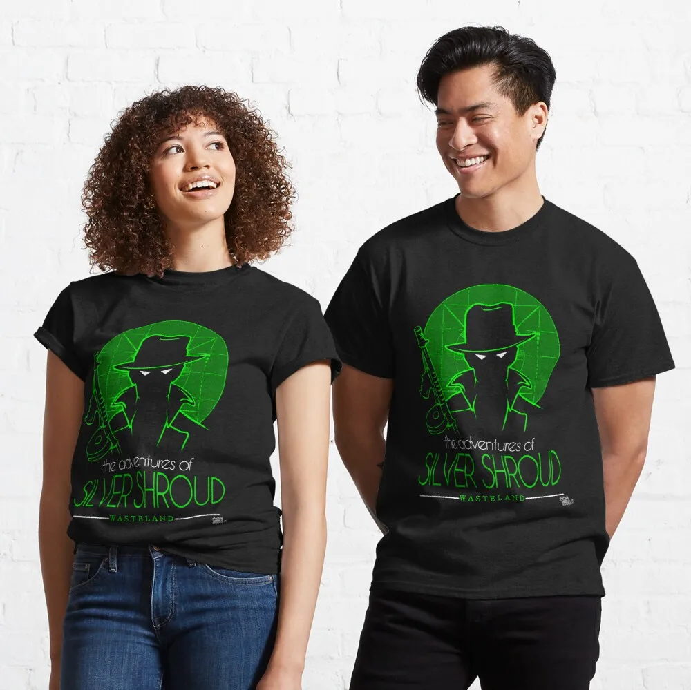 

Tops T Shirt Women The Adventures of Silver Shroud Classic T-Shirt