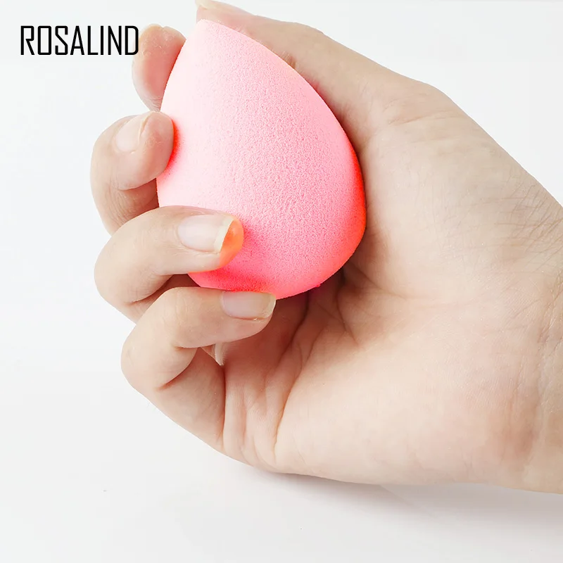 ROSALIND 1 шт. косметическая губка для макияжа основа уход за лицом 6 цветов
