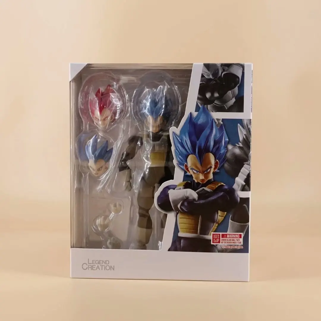 

Anime Dragon Ball Toy Dragon Ball Hand-made Blue Hair Vegeta Hand-made Vegeta Action Figure Hand-made Model Decoration Toy Gift
