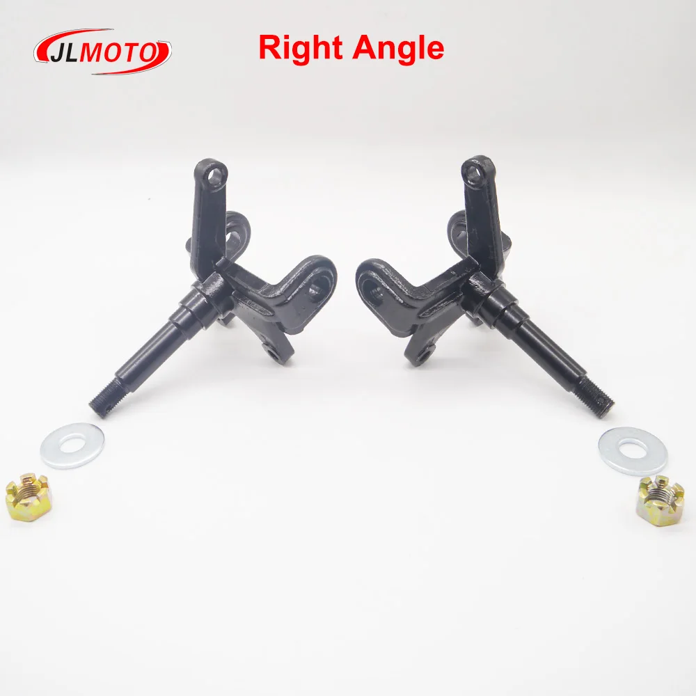 1Pair Right Angle Steering Strut Knuckle Spindles Fit For ATV 110cc 150cc 200cc 250cc Go Kart Buggy UTV Quad Bike Parts