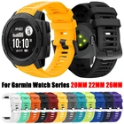 Ремешок силиконовый для Garmin Fenix 3 3HR 5 6S 5X 6X Plus Pro Forerunner 935 945, 20 мм 22 мм 26 мм
