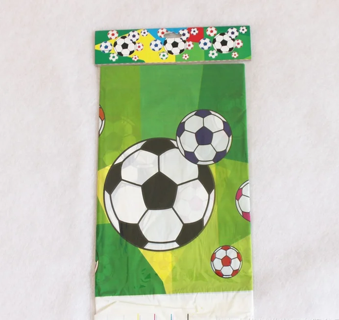 1PCS Soccer Football Game Theme Disposable Tablecloth for Kids Birthday Party Decoration Supplies 180*108cm | Дом и сад