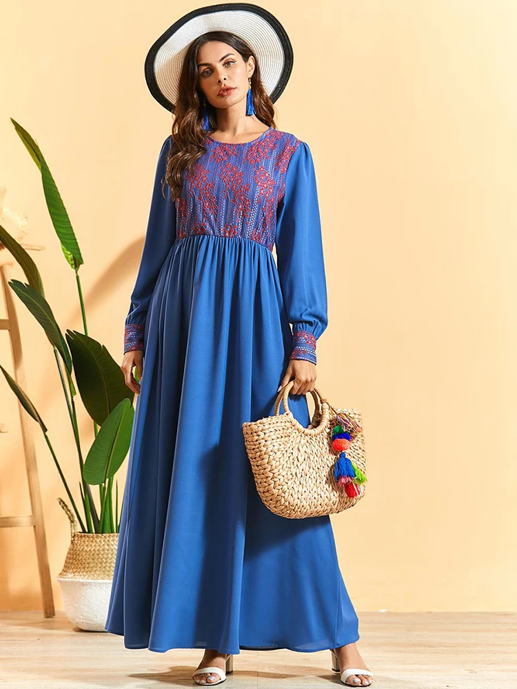 Eid Abaya Дубайский хиджаб макси платья арабское Абая для женщин мусульманское