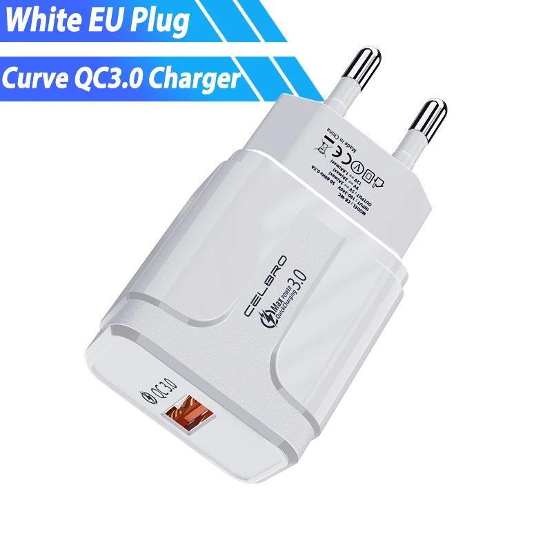 QC3.0 EU Charger Несколько Usb PD зарядное устройство адаптер Быстрая зарядка настенное зарядное устройство портативное ЕС штекер Usbc для 8 Xiaomi Mi 9 Pro samsung Galaxy Note 10 Plus - Plug Type: QC3.0 EU Charger