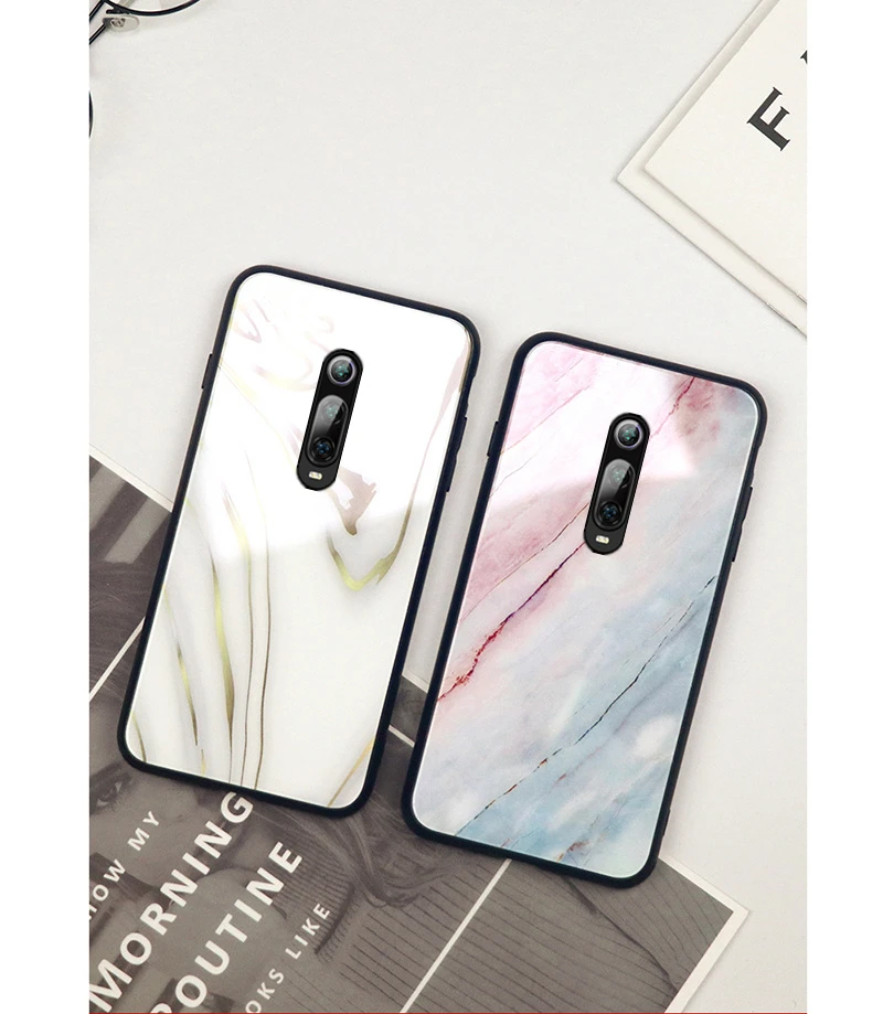 Для Meizu M9 M8 M6 M5 Note чехол Роскошный мрамор закаленное стекло твердая задняя крышка для Meizu v8 x8 s6 E3 модные красочные Чехлы для телефона