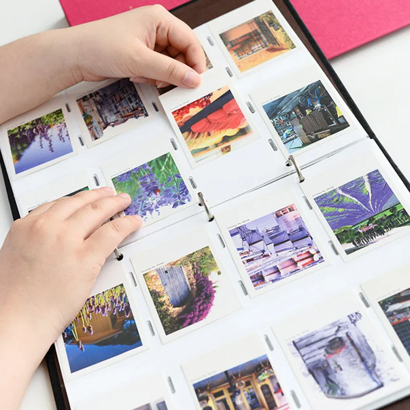 400 карманы с отрывными листами фотоальбом для 3 дюймов моментальной печати Polaroid