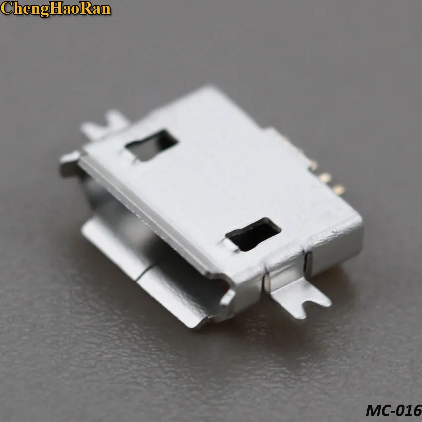 2 шт. гнездовой разъем Micro USB 5 P контактов тяжелая пластина 1 0 SMD фута Usb для зарядки