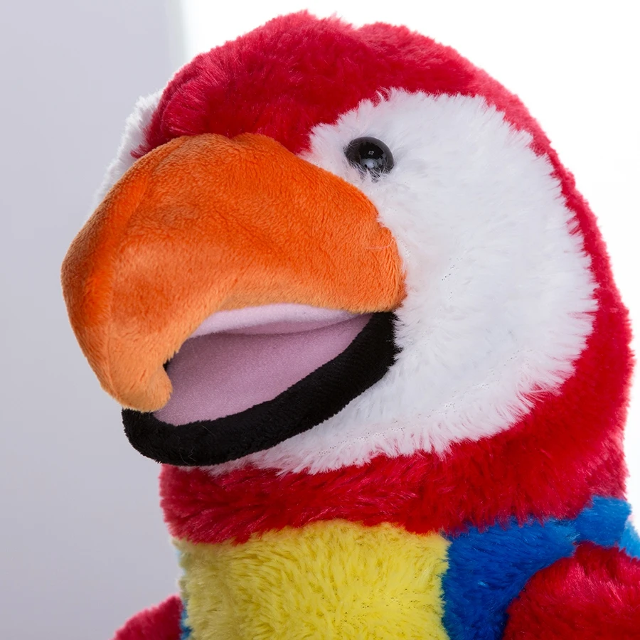 Плюшевые рука кукол мягкие перчаточные куклы-животные Птица Попугай марионетка