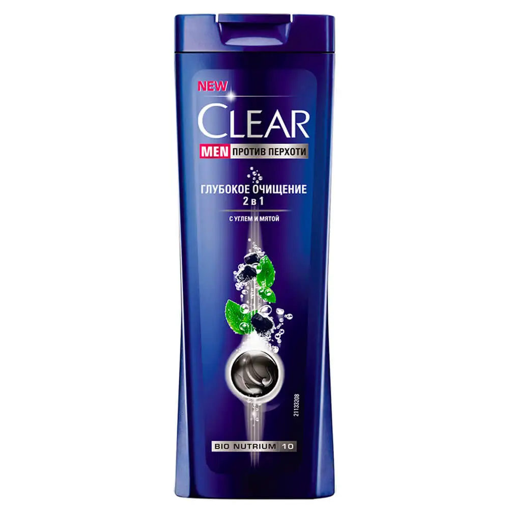 Шампунь Clear men 400мл глубокое очищение|Шампуни| |