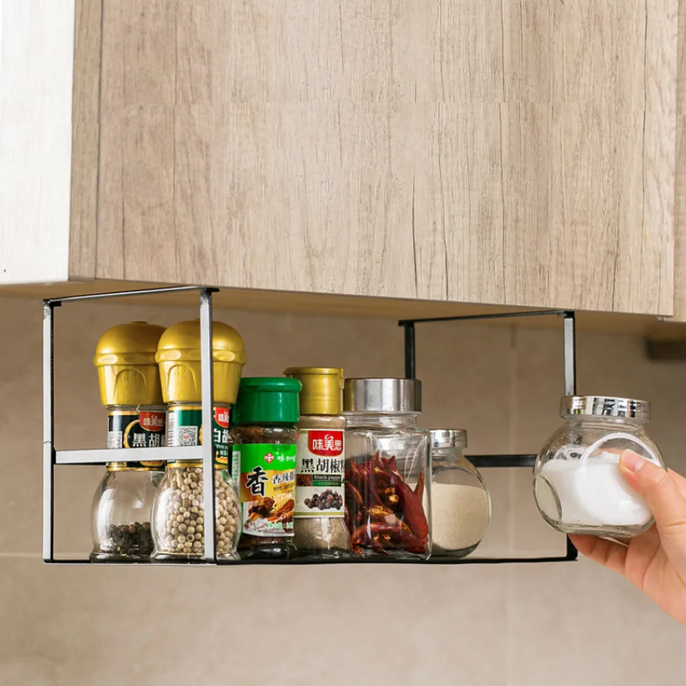 Подвесной стеллаж для хранения кованые железные стеллажи кухни свободный