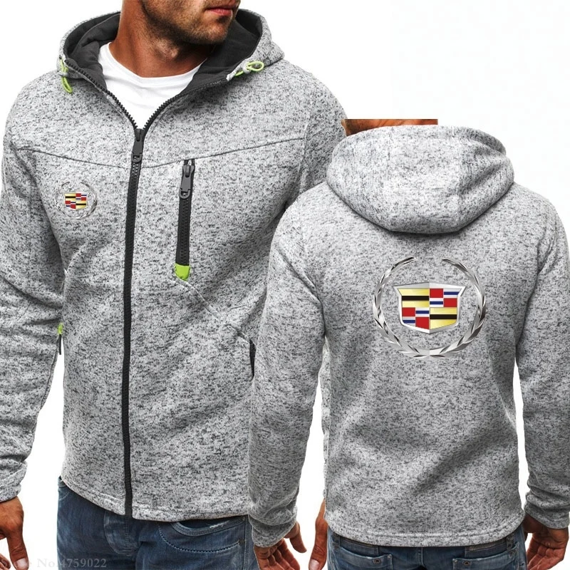 

2021 Autumn winter new casual men's hooded Cadillac sweatshirt male hooded men's coat hoodies jackets 89k